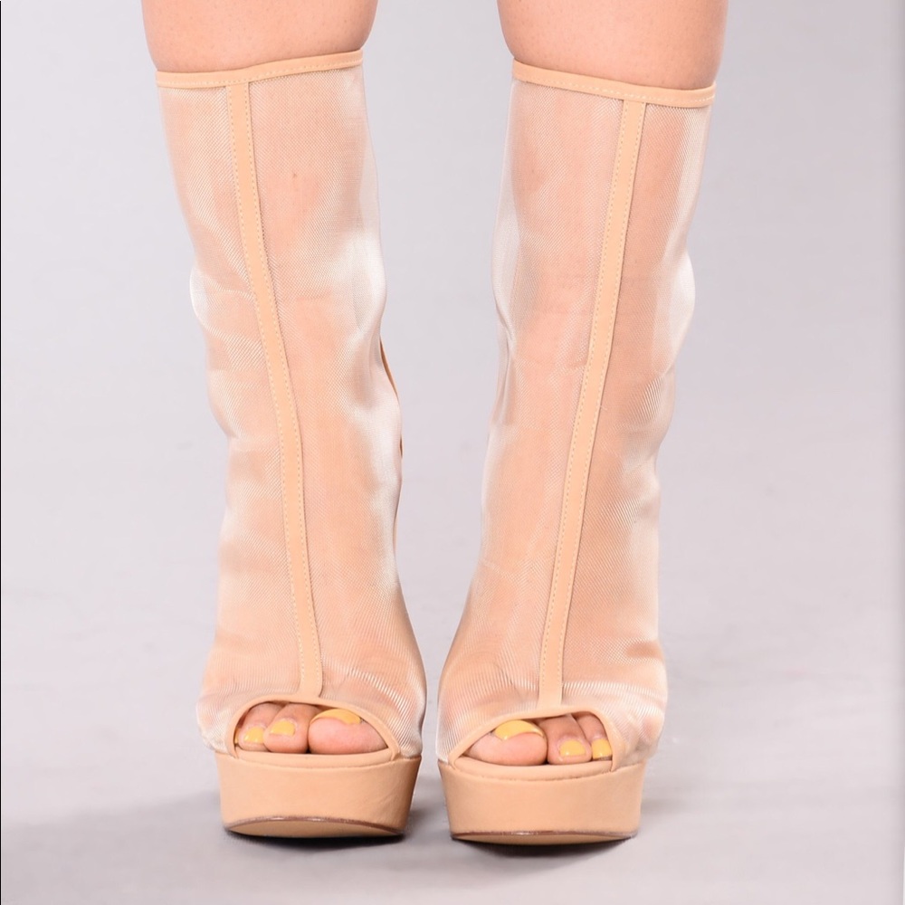 Mesh Block Heel - Picture 2 of 8